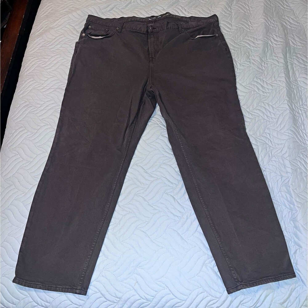 Old Navy Men’s Big & Tall 48x32 Gray Athletic Taper Built-In Flex Stretch Jeans